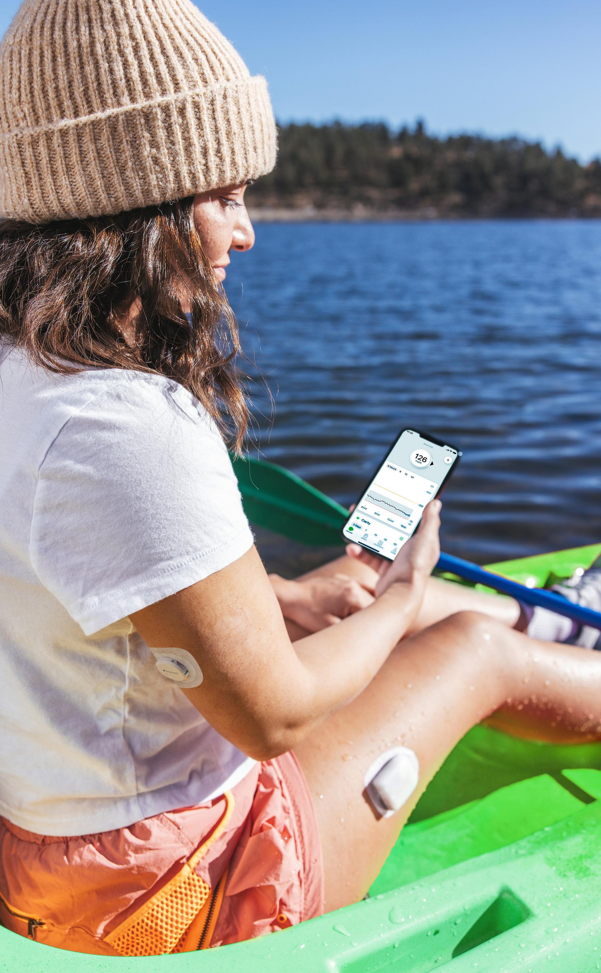 iPhone and Dexcom Sensor
